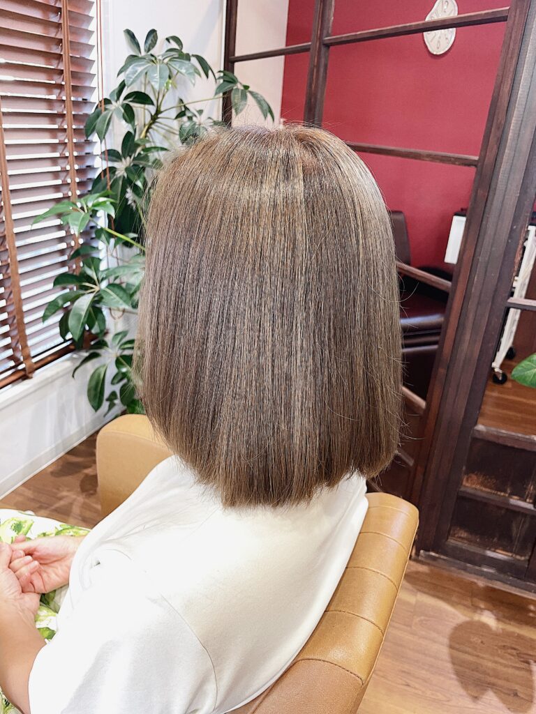 白髪ぼかしカラーの画像